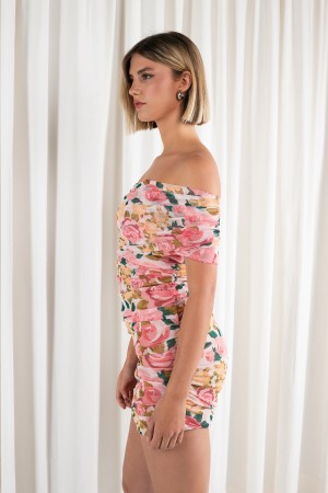 Sweetheart Mesh Dress