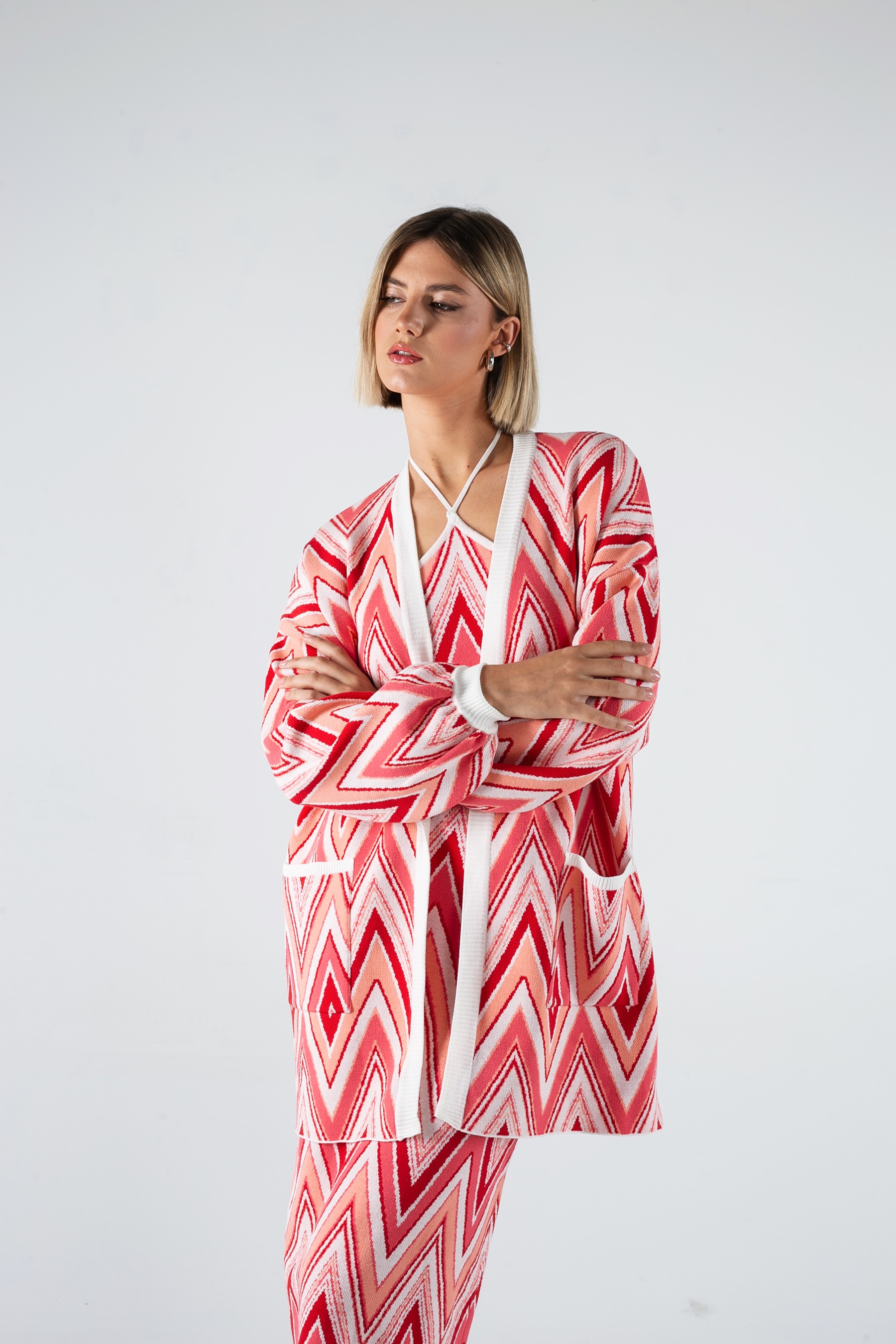 Rose Symmetry Cardigan