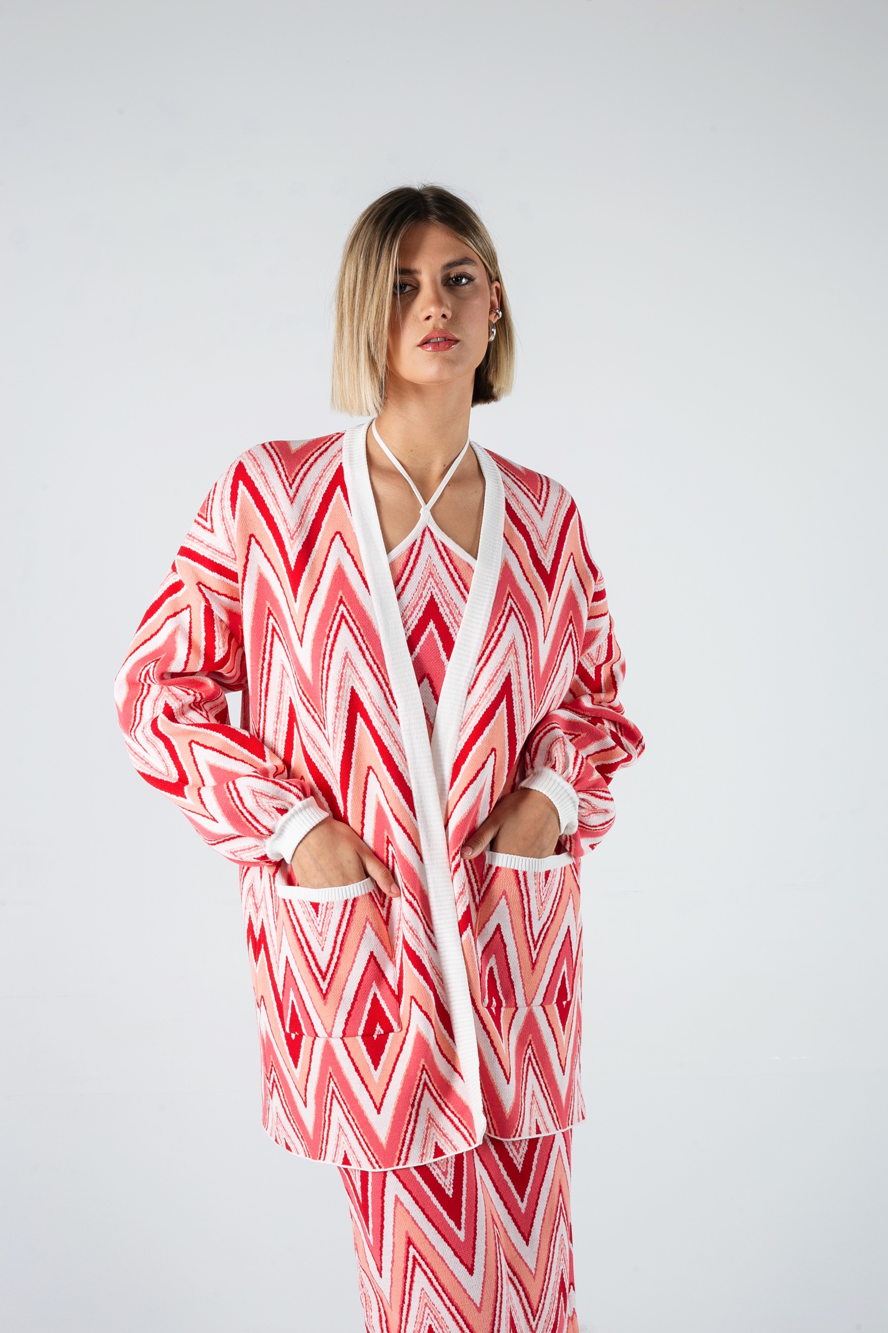 Rose Symmetry Cardigan