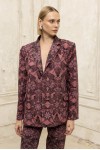 Caleidoscope Lace Blazer double faced mauve