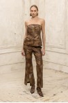 Leather and Spice pants faded brown