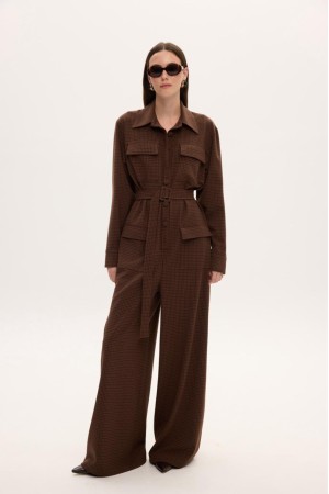 WEEKEND'S JUMPSUIT CHECKED