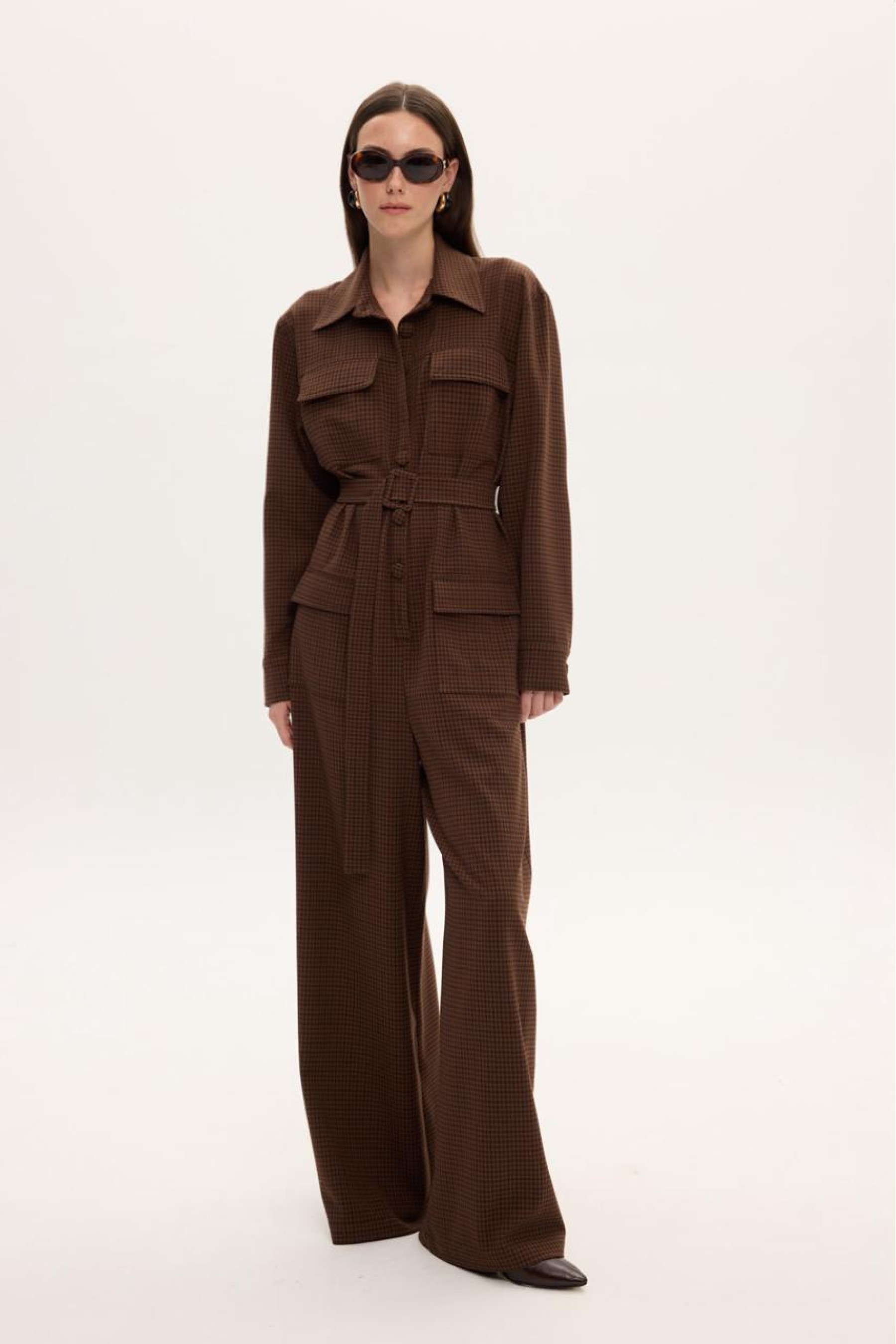 WEEKEND'S JUMPSUIT CHECKED