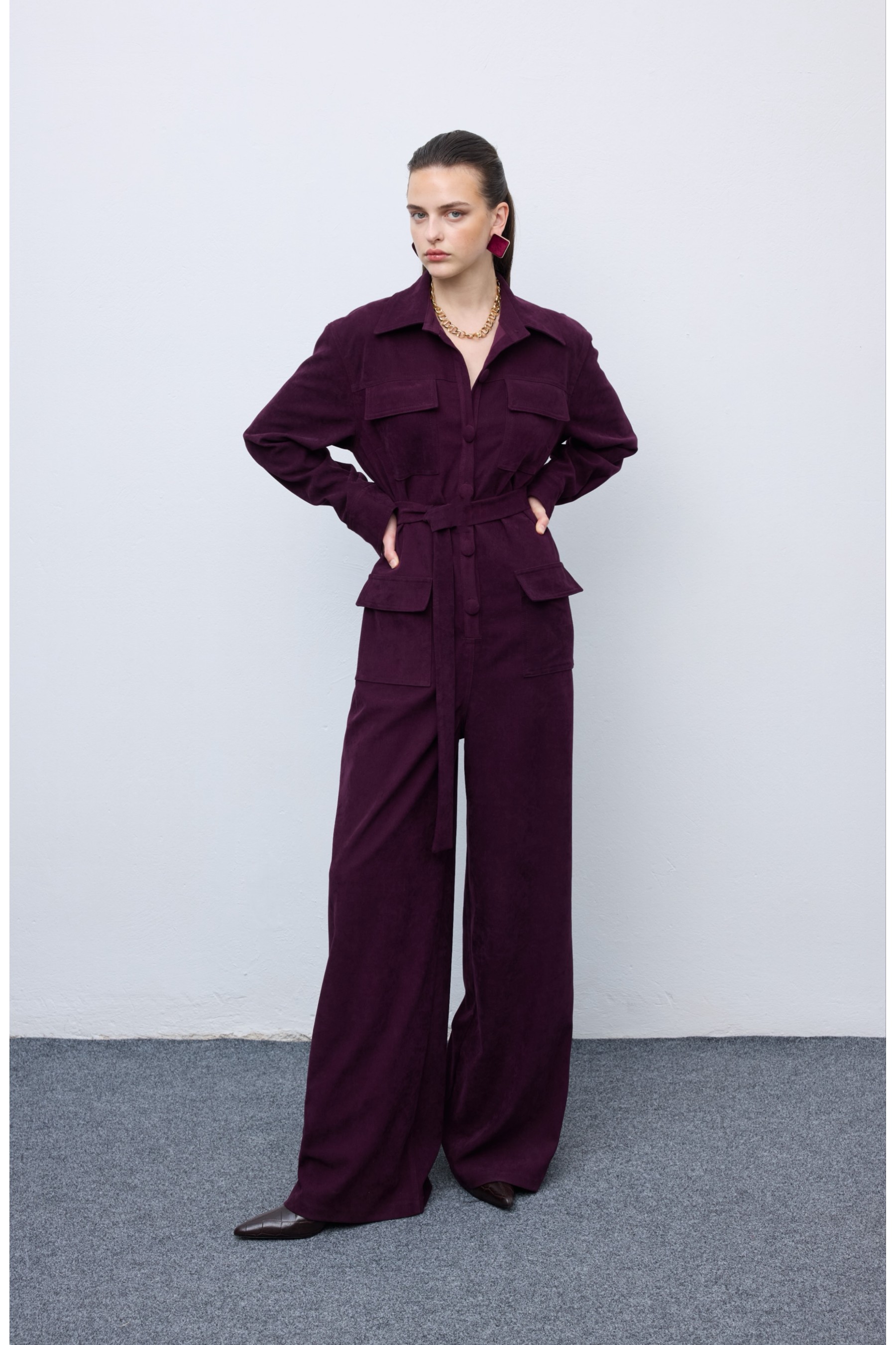 Weekend's Jumpsuit Aubergine