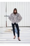Tromso Fur Whitegrey Crop