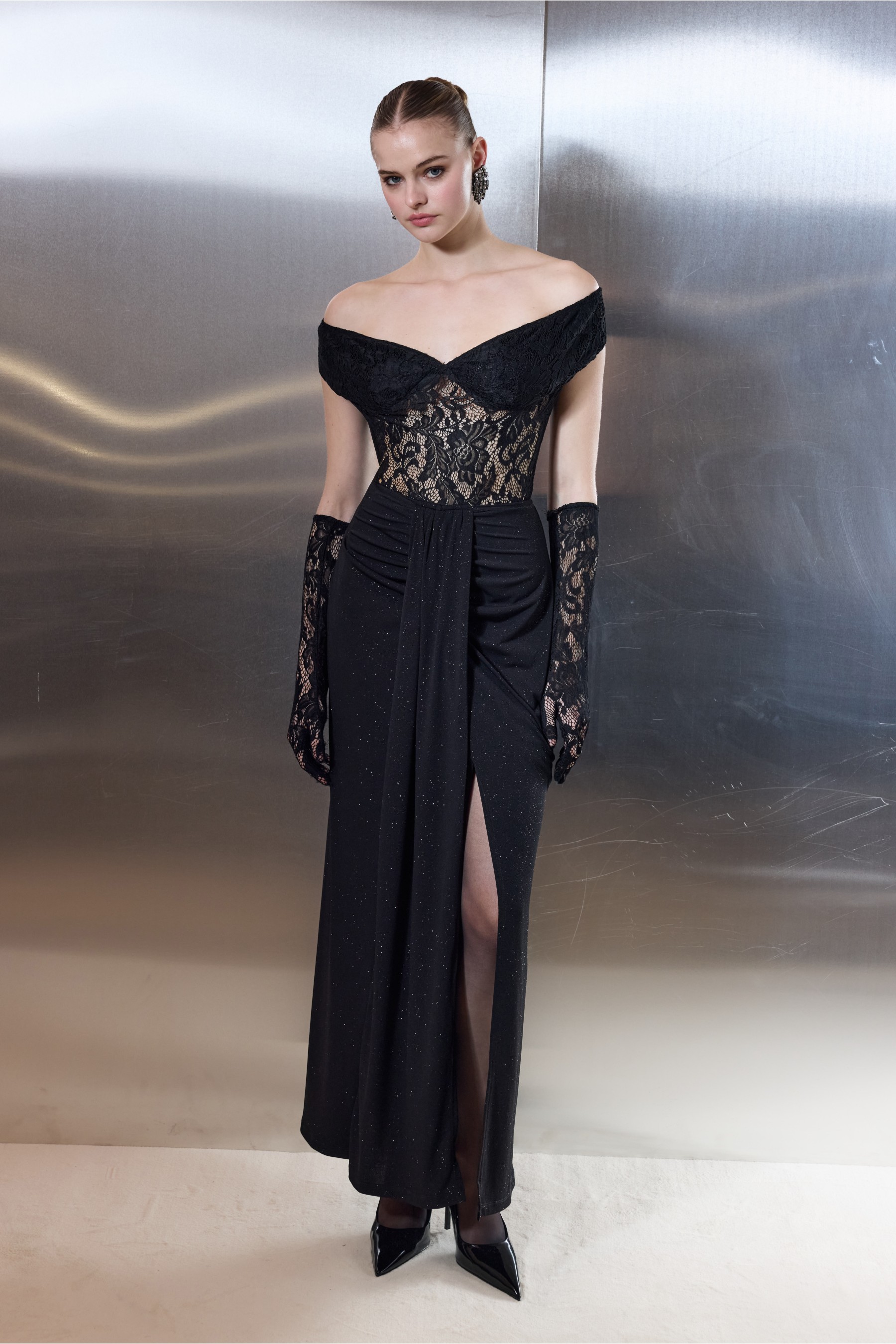 Midnight Allure Skirt Black