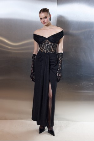 Midnight Allure Skirt Black