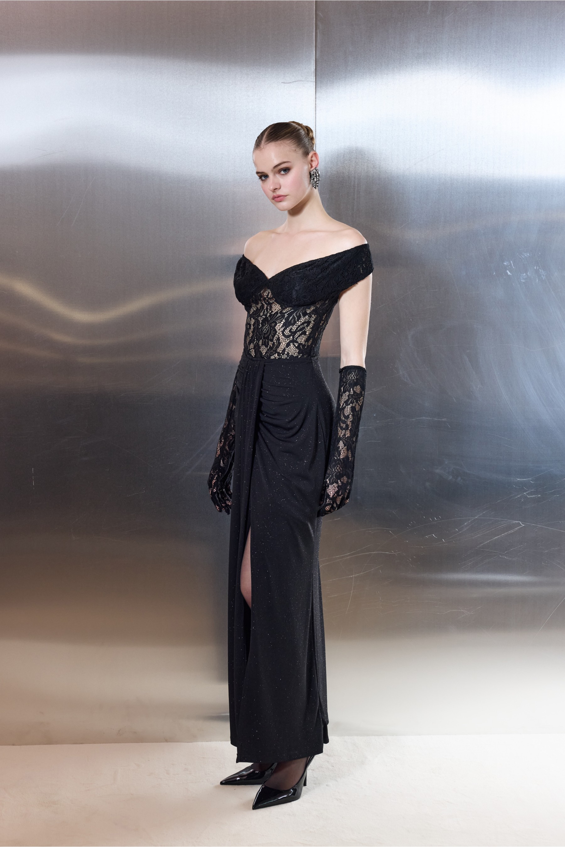 Midnight Allure Skirt Black