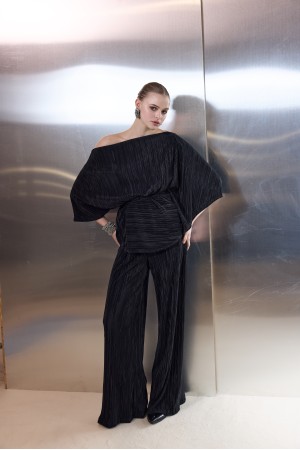 Plisse Pants