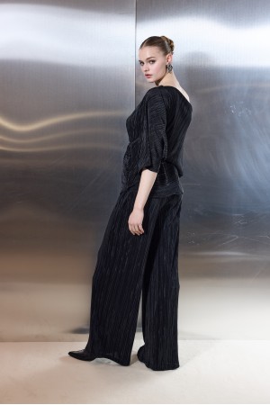 Plisse Pants