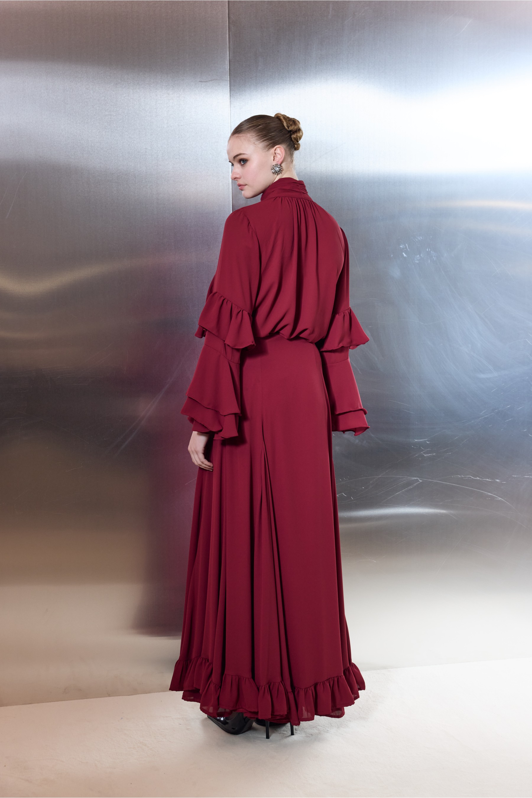 La Nuit Ruffle Skirt