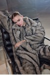Tromso Fur Blackbeige Long