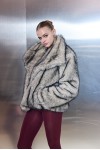 Tromso Fur Blackbeige Crop