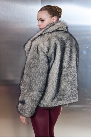 Tromso Fur Blackbeige Crop