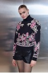 Winter Blossom Knit Sweater