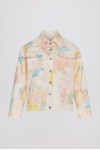 Floral Mist Jean Jacket