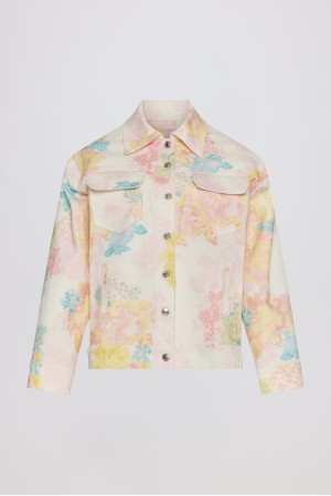FLORAL MIST JEAN JACKET