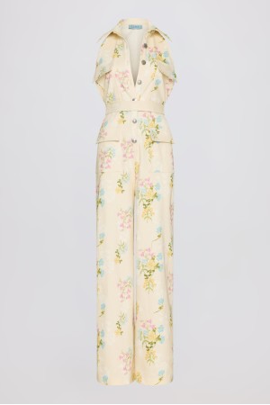 BUTTER BLOSSOM JEAN JUMPSUIT