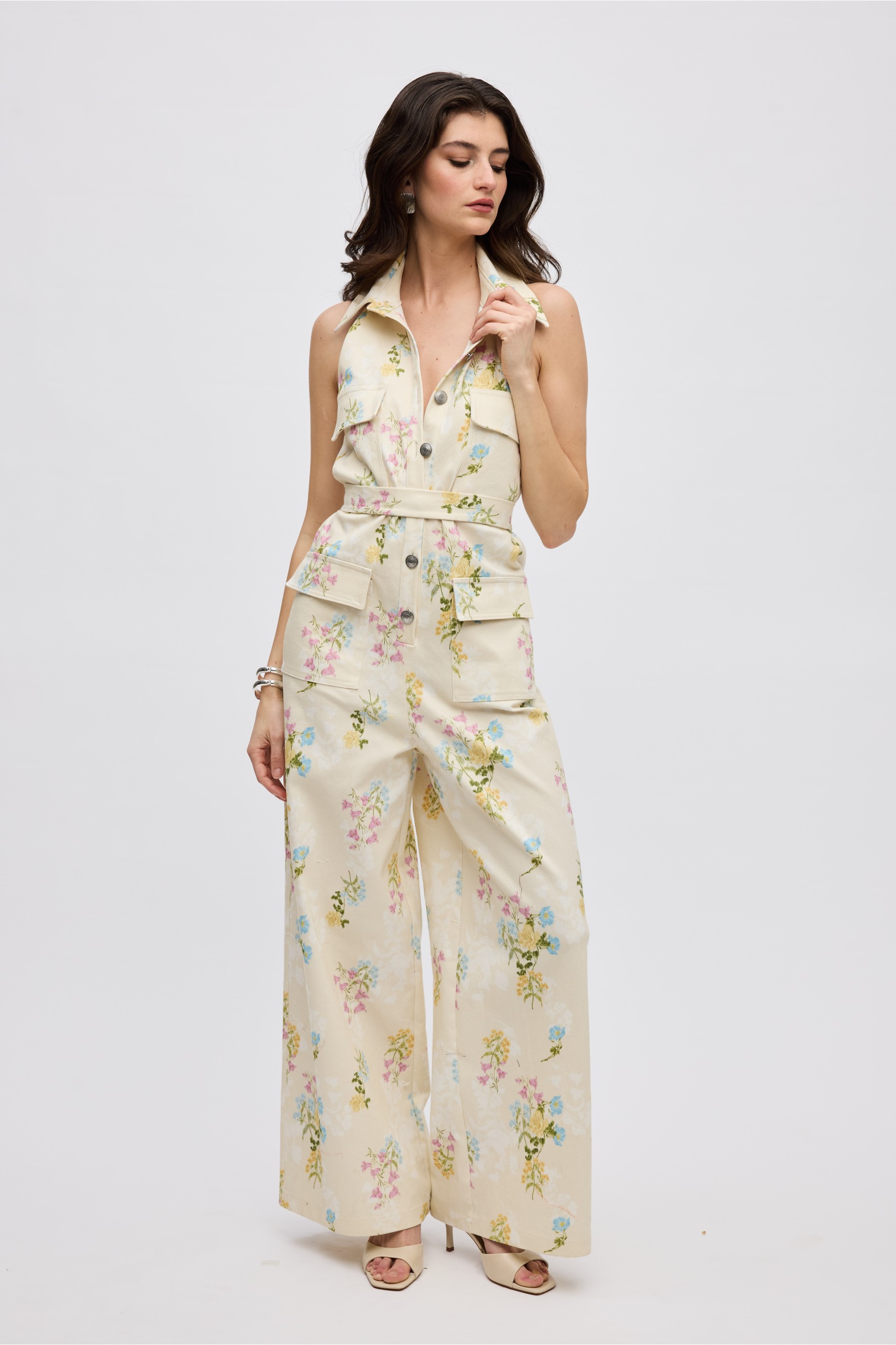 BUTTER BLOSSOM JEAN JUMPSUIT
