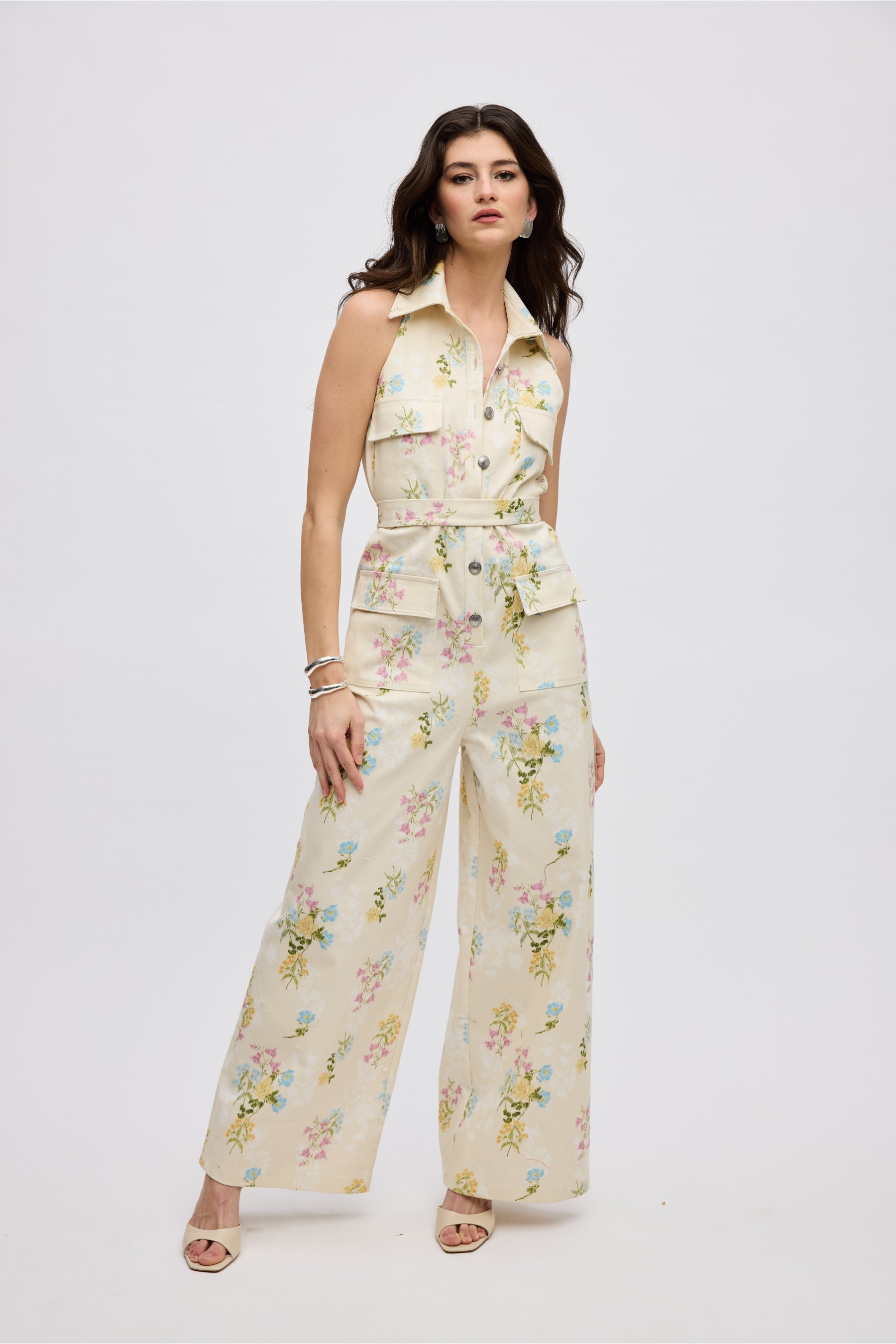 BUTTER BLOSSOM JEAN JUMPSUIT