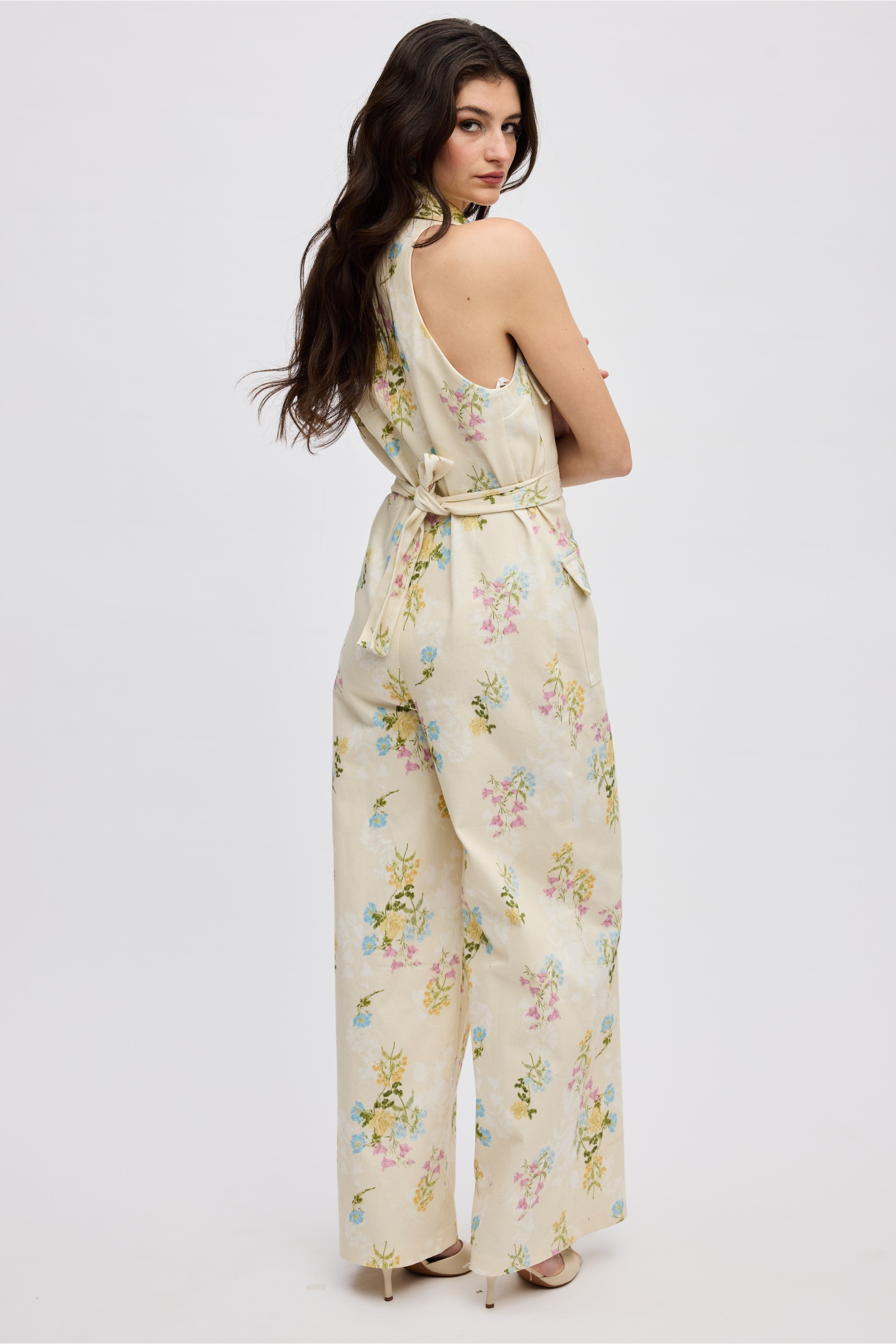 BUTTER BLOSSOM JEAN JUMPSUIT