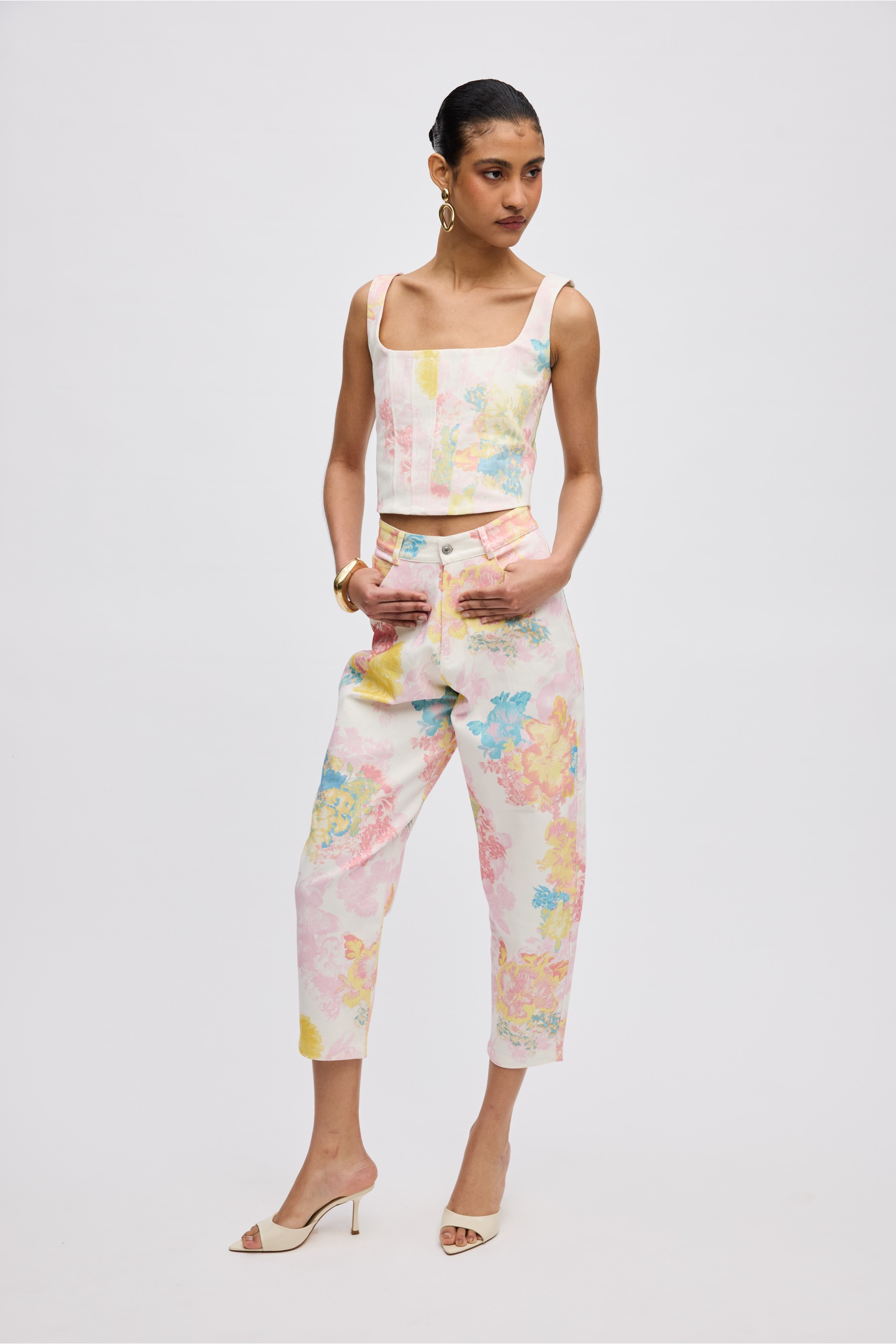 Floral Mist Jeans