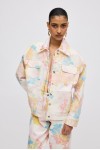 FLORAL MIST JEAN JACKET