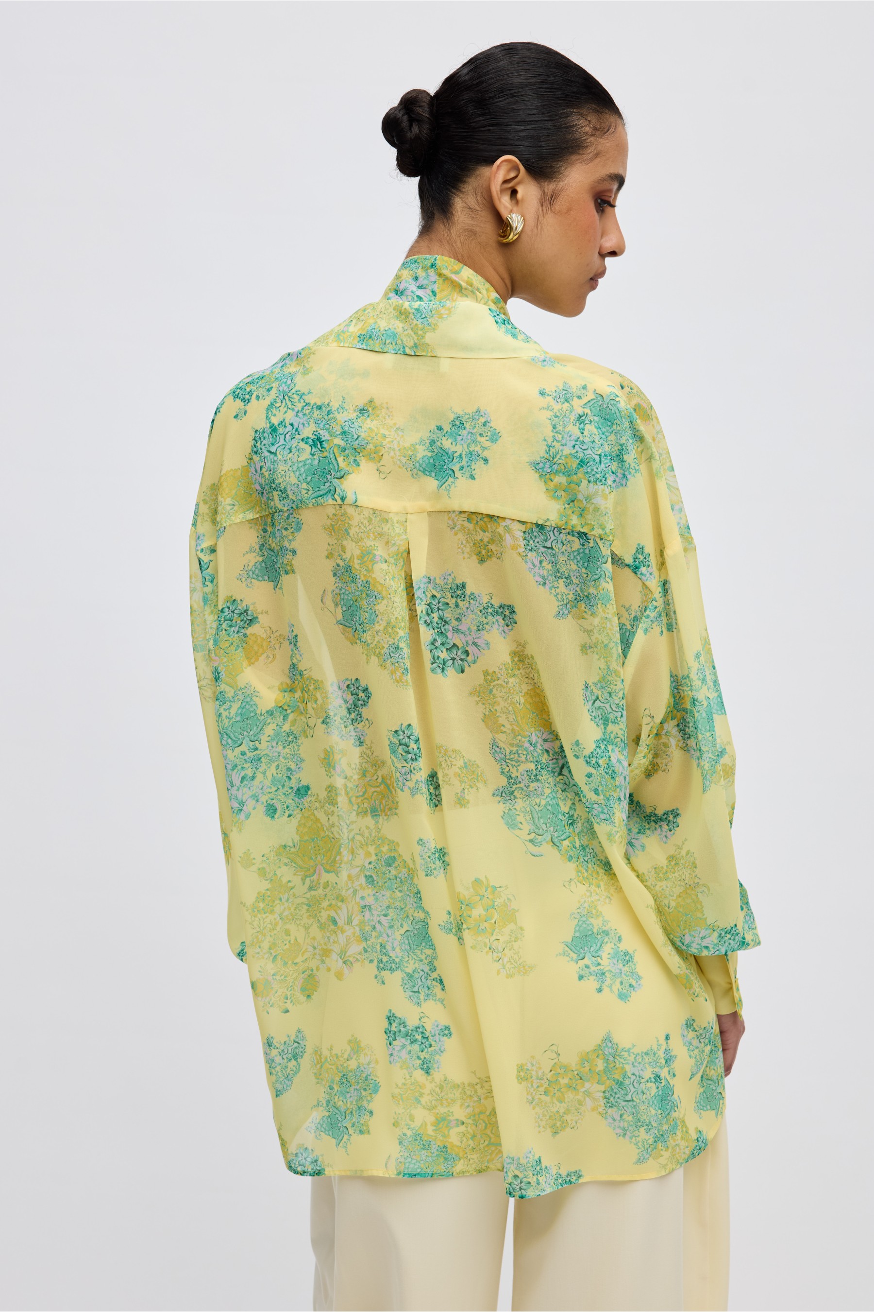 LIME PETALS SHIRT