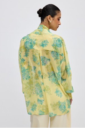 LIME PETALS SHIRT