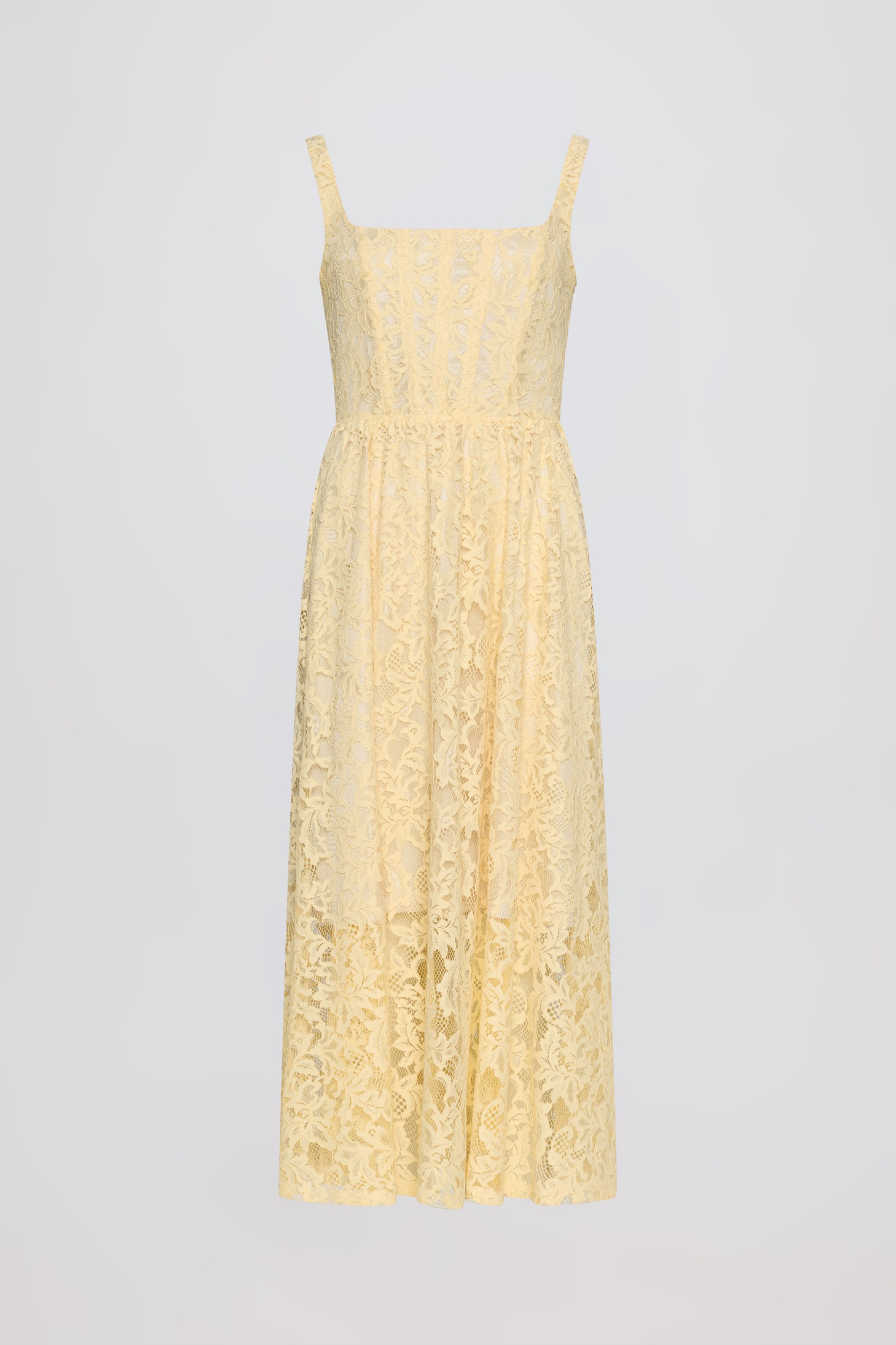 LACE MIDI DRESS