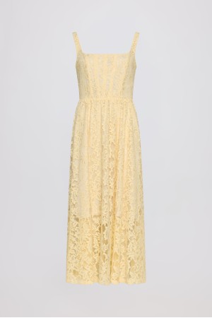 LACE MIDI DRESS