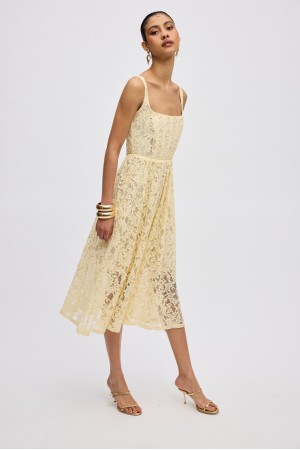 LACE MIDI DRESS