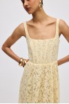 LACE MIDI DRESS