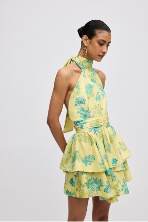 LIME MINI DRESS
