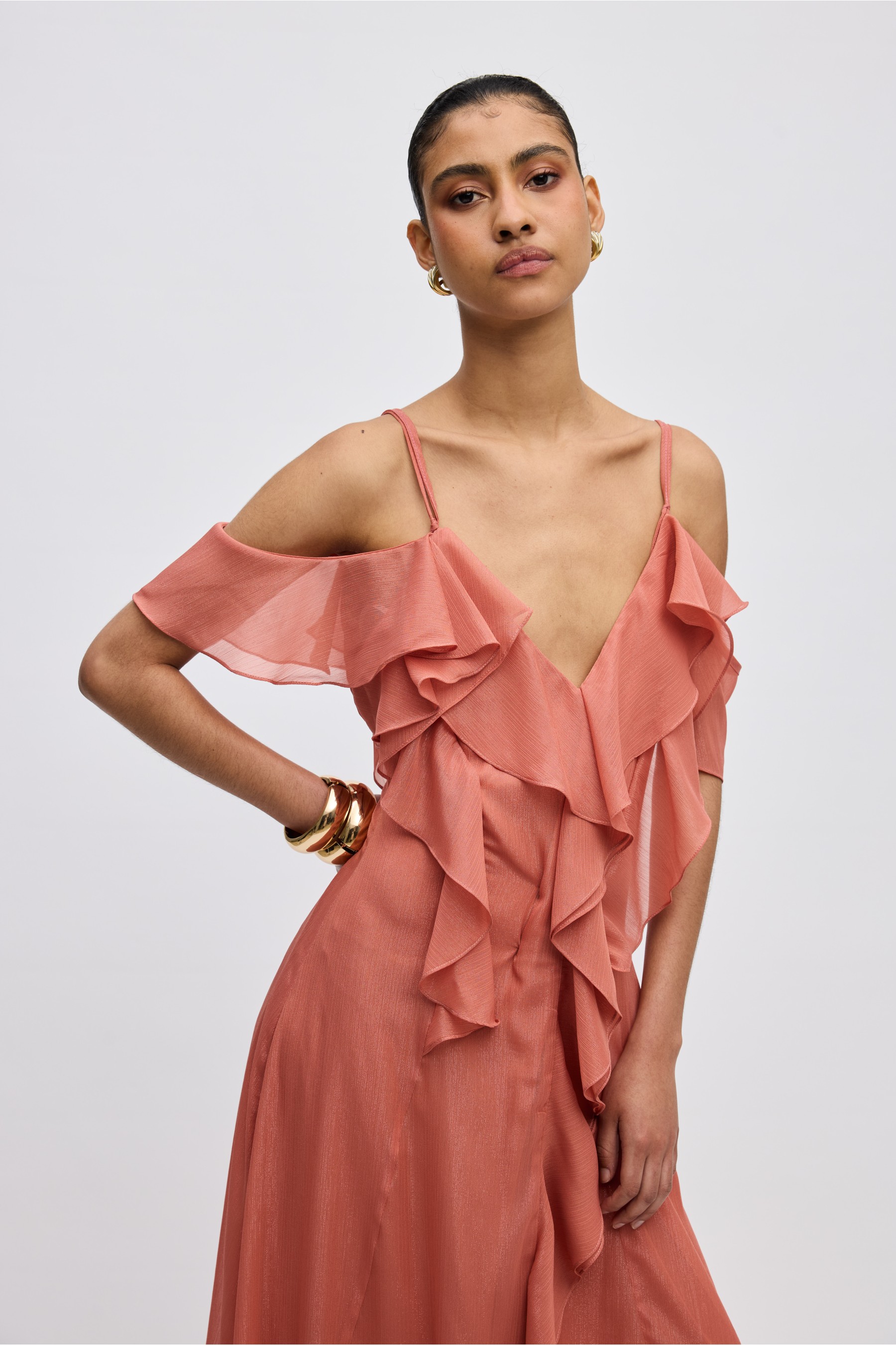 AGAPI DRESS SALMON