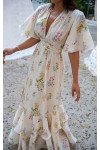 BUTTER BLOSSOM LONG DRESS