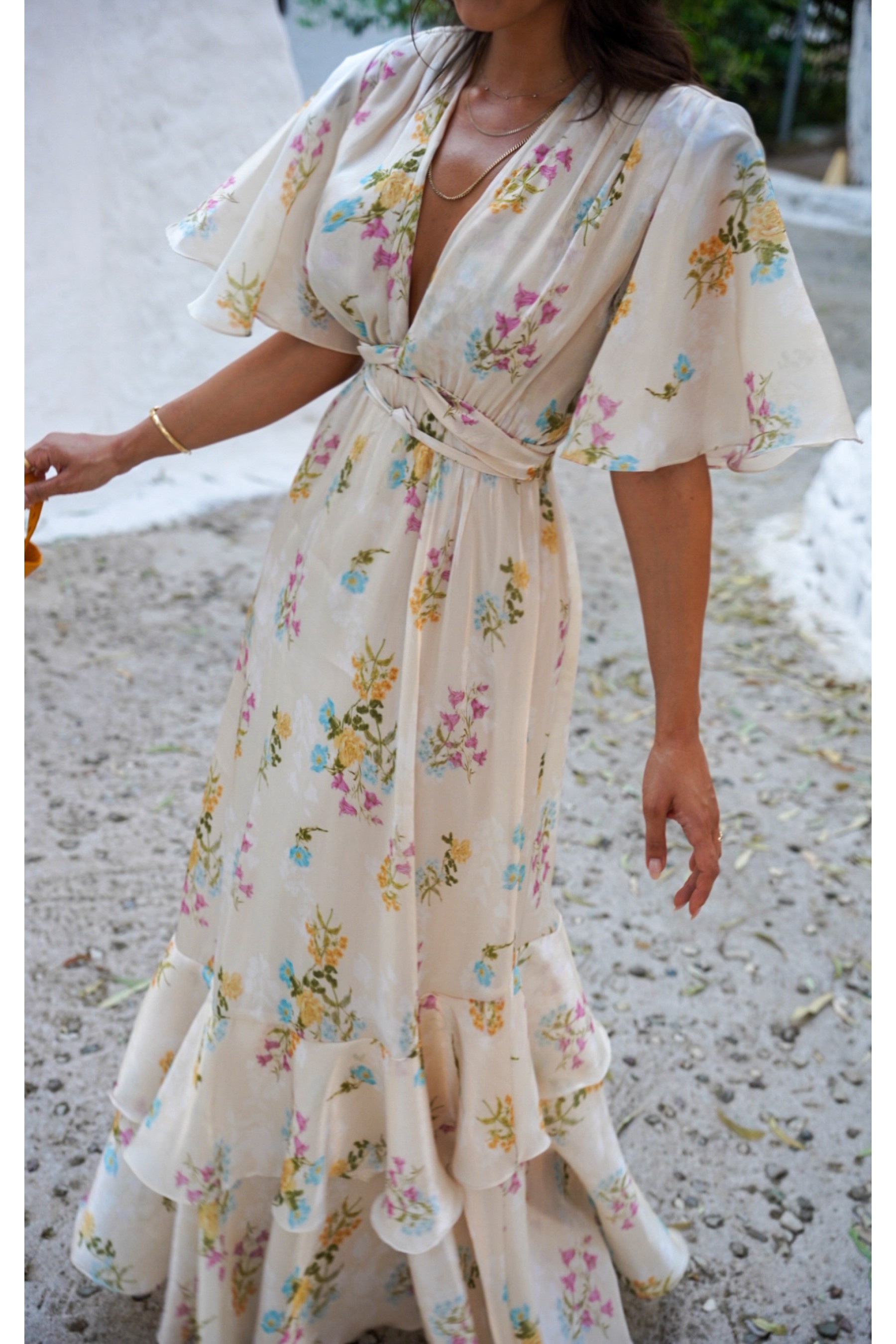 BUTTER BLOSSOM LONG DRESS