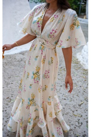 BUTTER BLOSSOM LONG DRESS