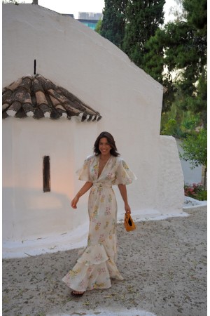 BUTTER BLOSSOM LONG DRESS