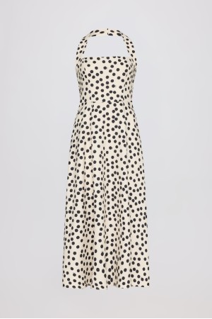 DREAM DOTS MIDI DRESS