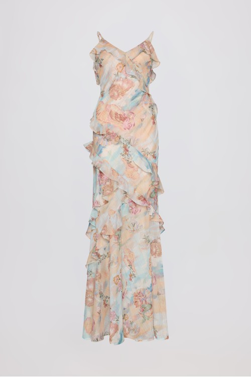 MERMAID RUFFLE DRESS