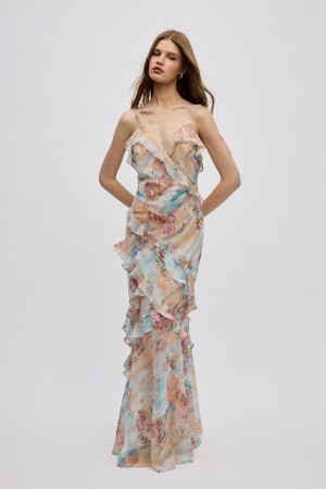 MERMAID RUFFLE DRESS