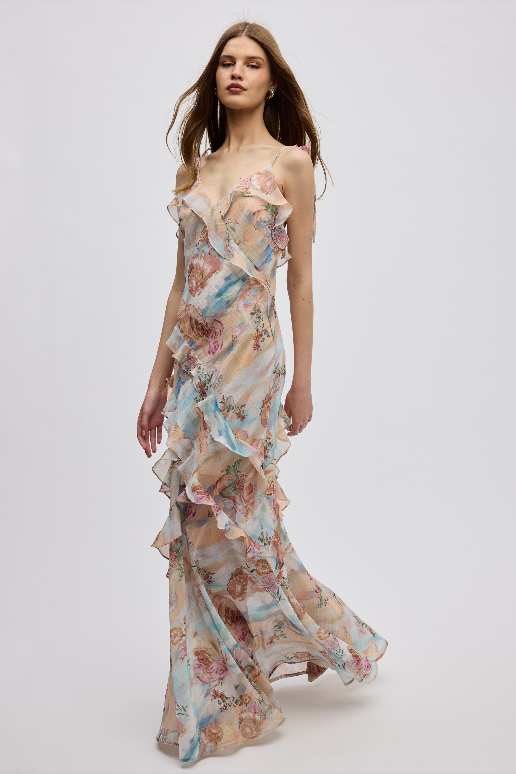 MERMAID RUFFLE DRESS