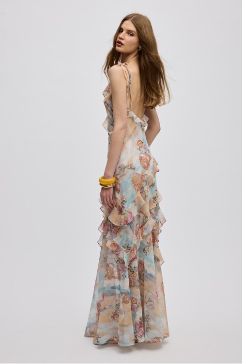 MERMAID RUFFLE DRESS