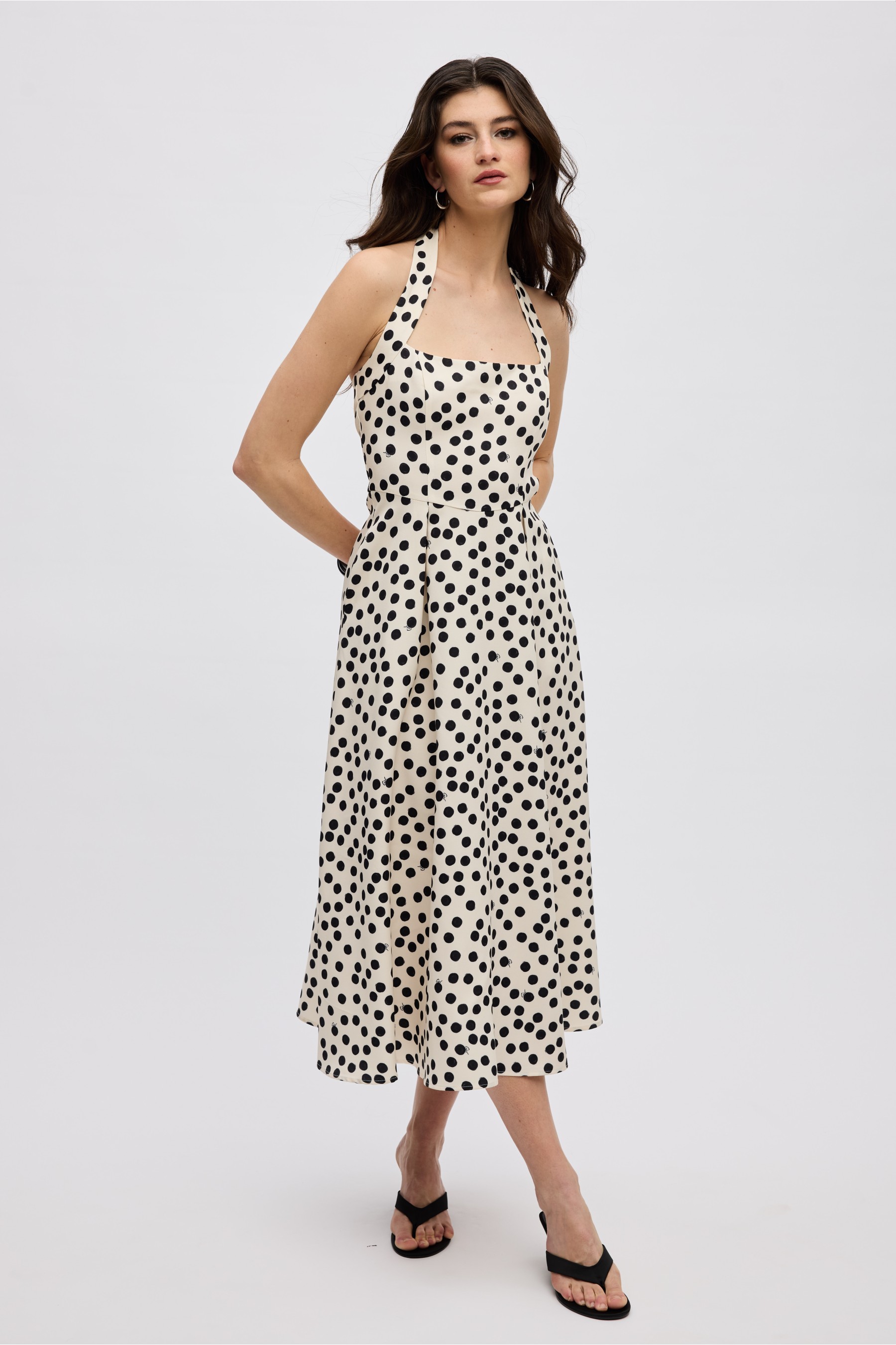 DREAM DOTS MIDI DRESS
