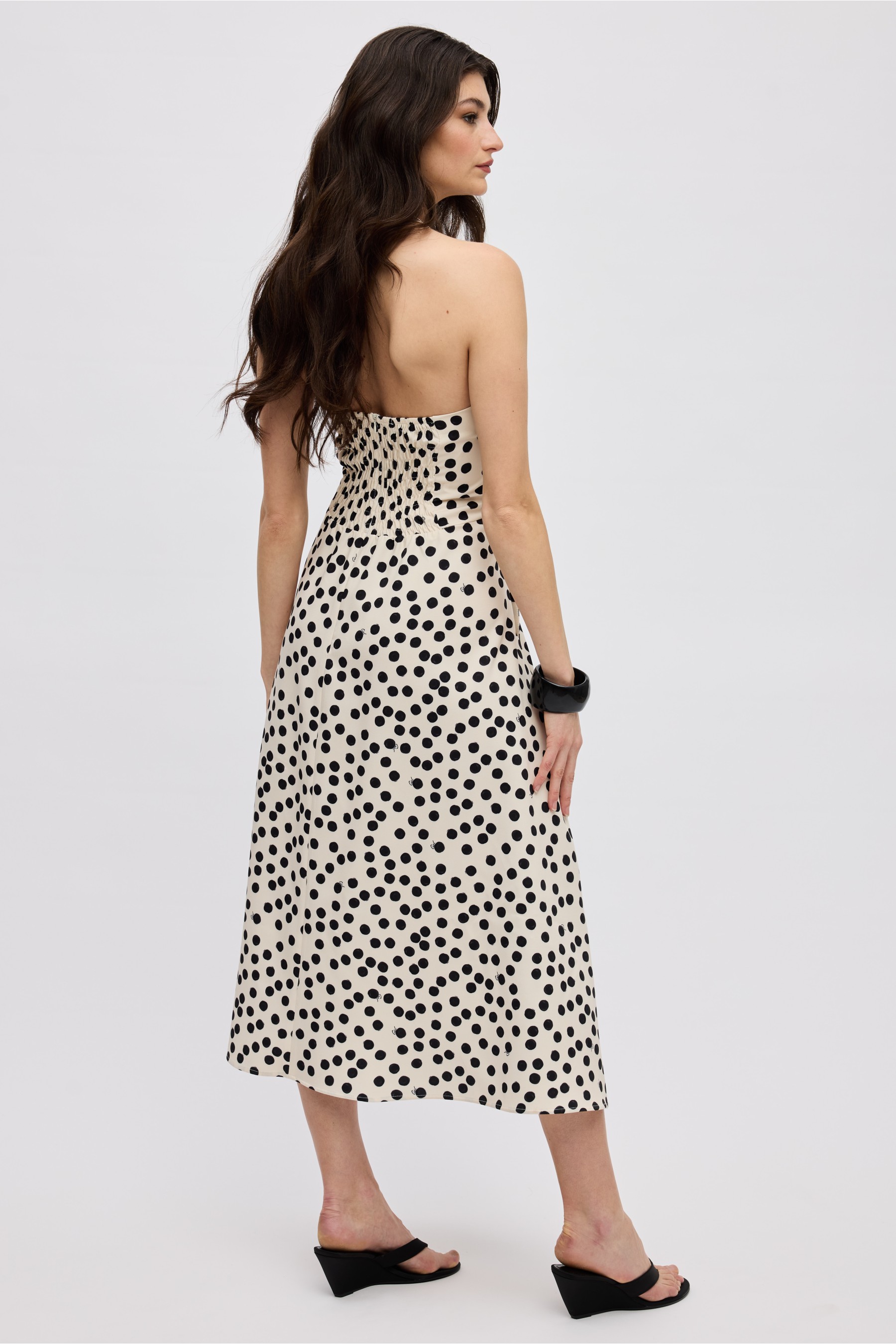 DREAM DOTS MIDI DRESS