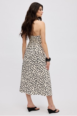 DREAM DOTS MIDI DRESS
