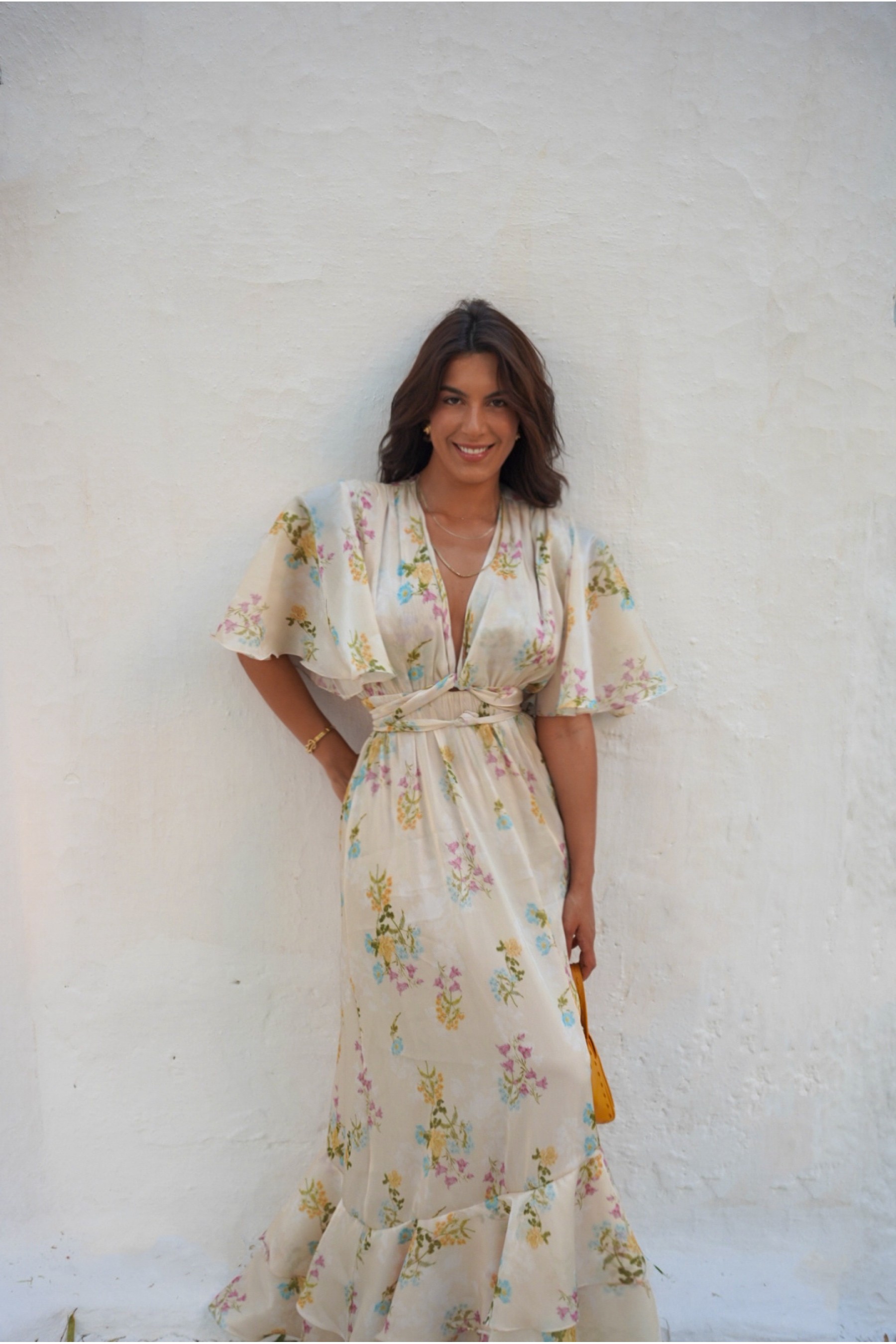 BUTTER BLOSSOM LONG DRESS