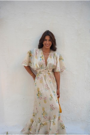 BUTTER BLOSSOM LONG DRESS