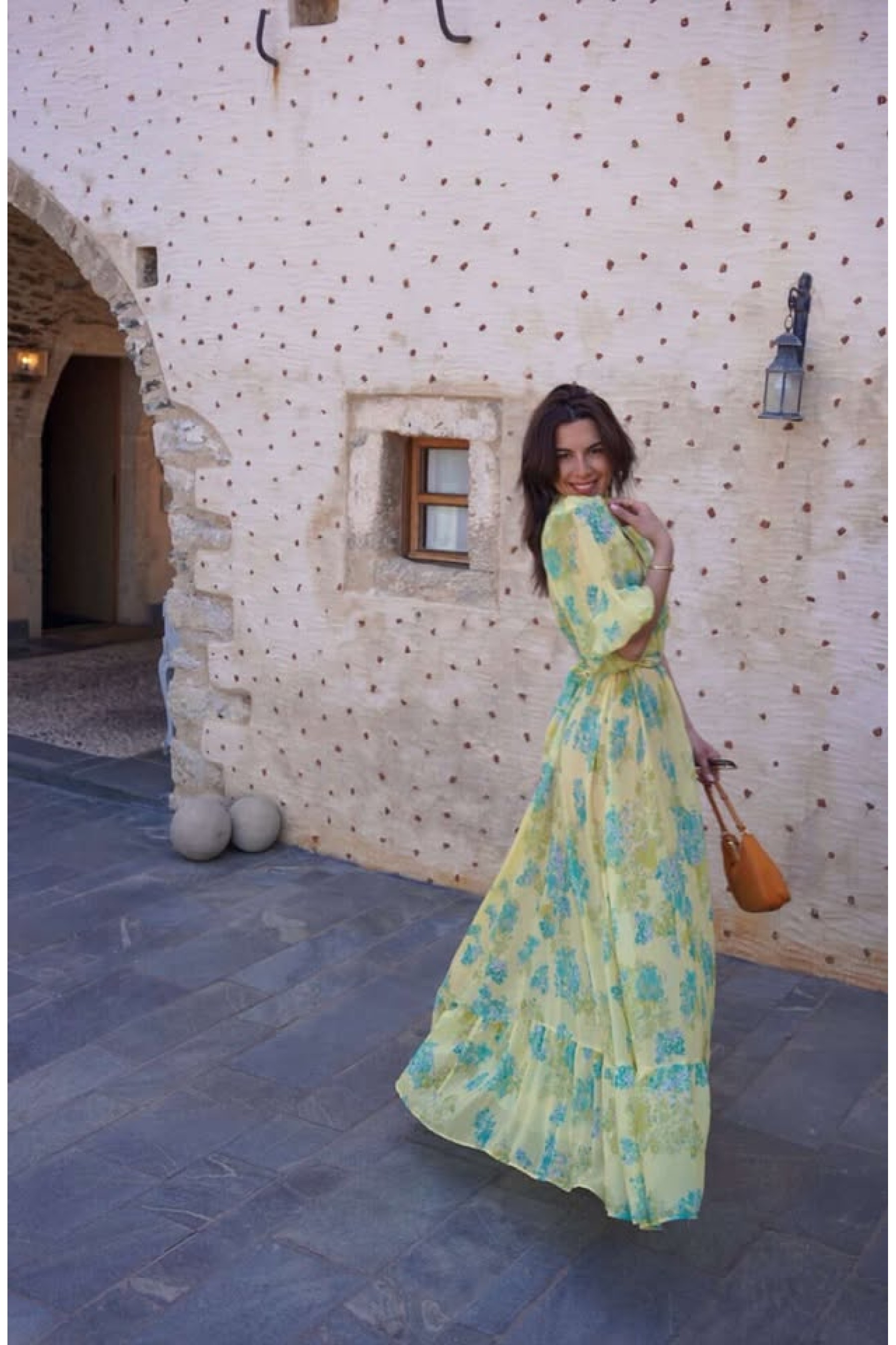 LIME PETALS KIMONO